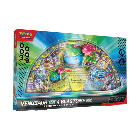 Pokemon TCG: Venusaur & Blastoise ex Premium Collection